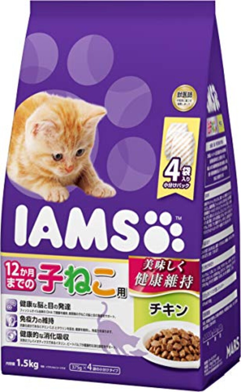 IAMS（アイムス）,12ヶ月までの子猫用 チキン,‎IC211