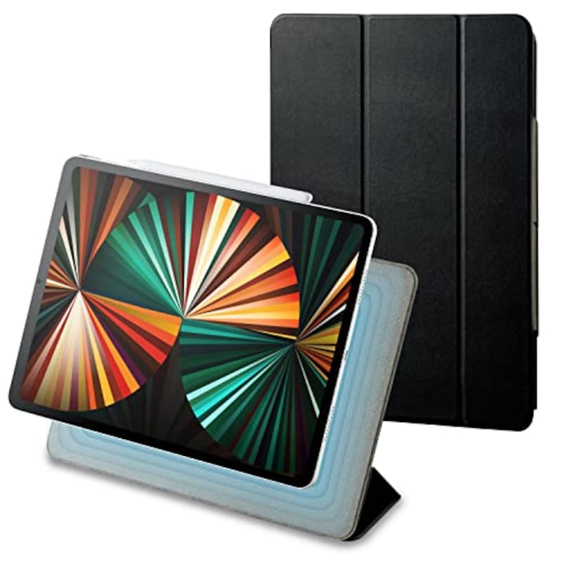 Elecom（エレコム）,iPad Pro 12.9inch第5世代　タブレットケース,TBWA21PLWVPFBK