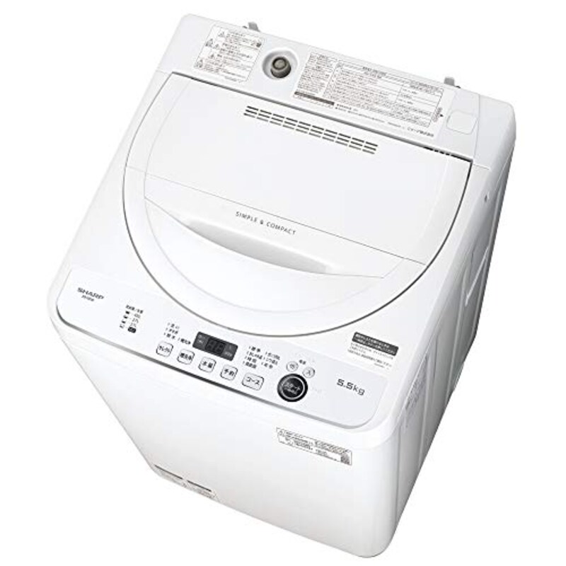 SHARP（シャープ）,全自動洗濯機,ES-GE5E-W