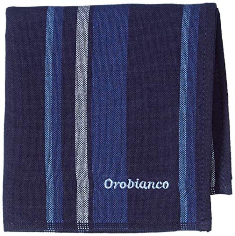 Orobianco（オロビアンコ）,タオルハンカチ ネイビー