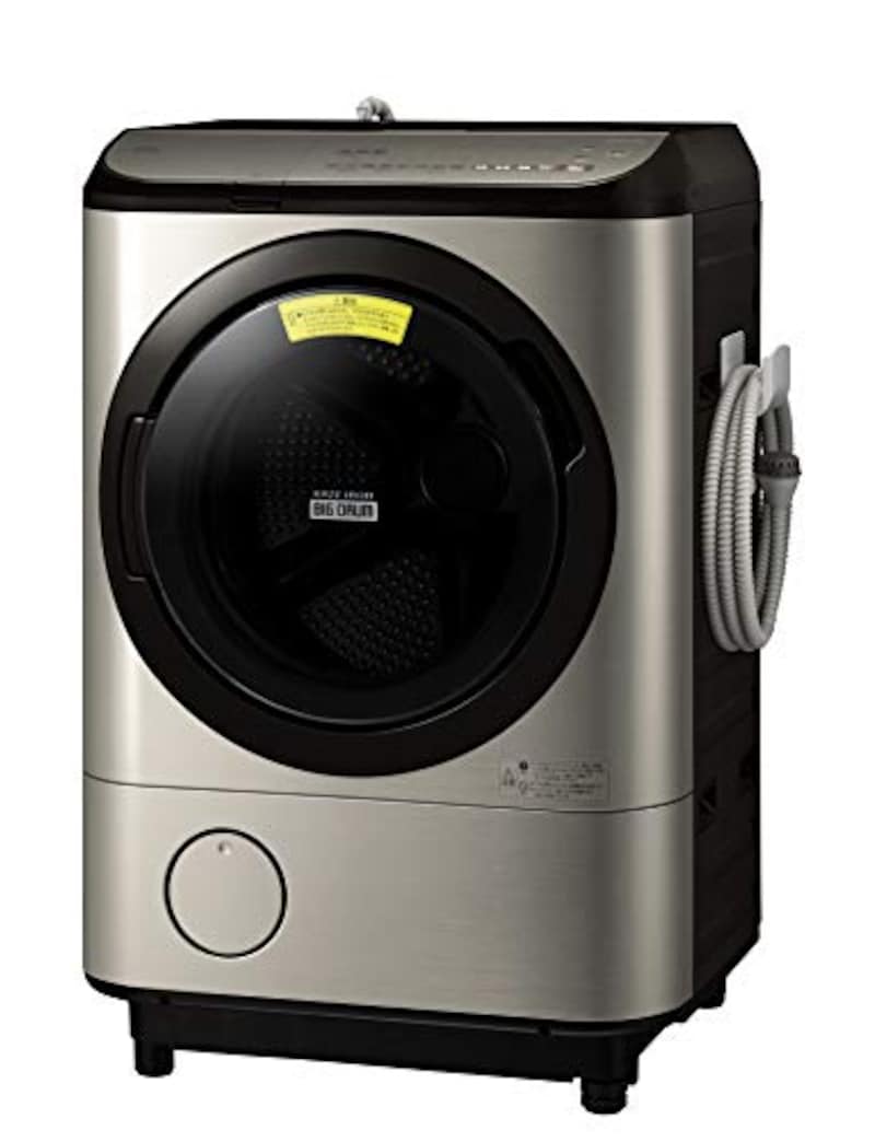 日立（HITACHI）,ドラム式洗濯乾燥機 洗濯12kg/乾燥6kg ステンレスシャンパン ビッグドラム ,BD-NX120EL N