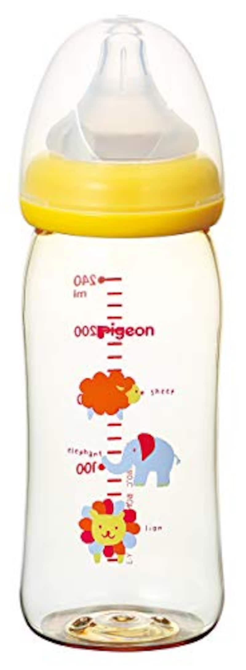 PIGEON（ピジョン）,母乳実感 哺乳びん アニマル柄,00342