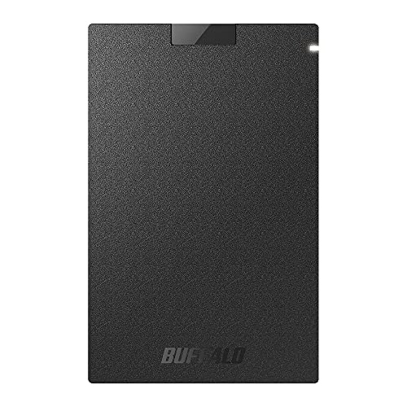 BUFFALO（バッファロー）,SSD 外付け 1.0TB,SSD-PG1.0U3-BC/N