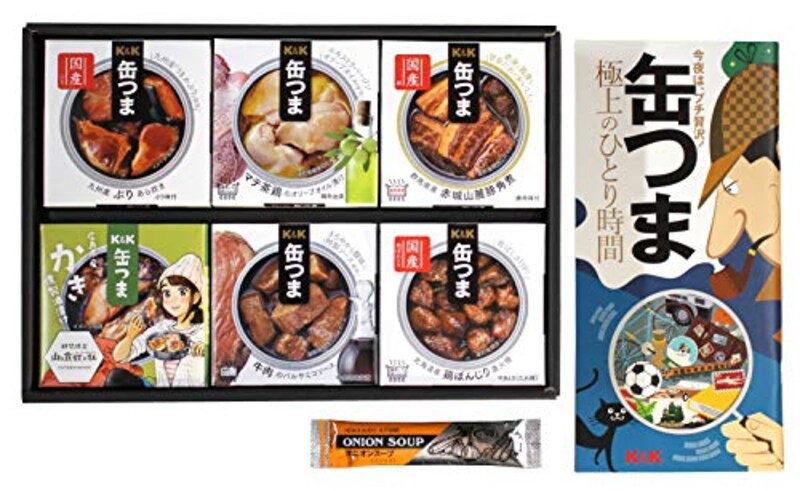 K&K,缶つま 6種類詰め合わせギフト
