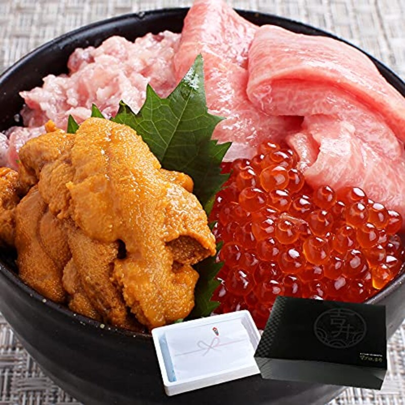 マグロの吉井,海鮮四色丼 海の幸4品セット