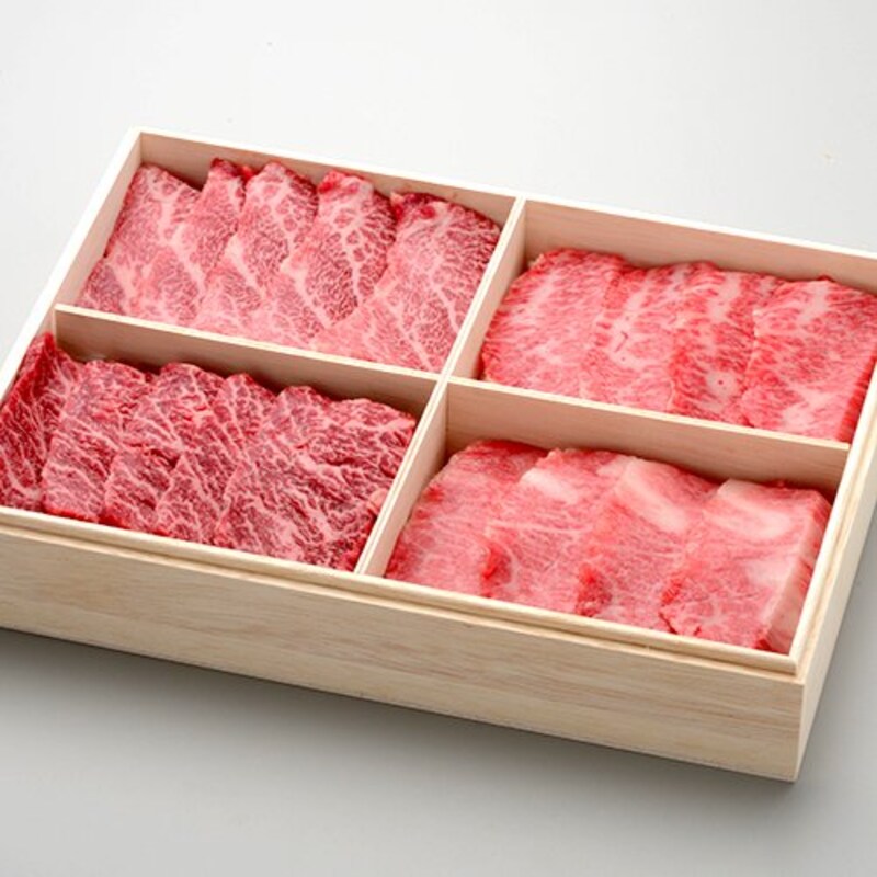 米沢牛専門店さかの,米沢牛懐石カルビ食べ比べセット