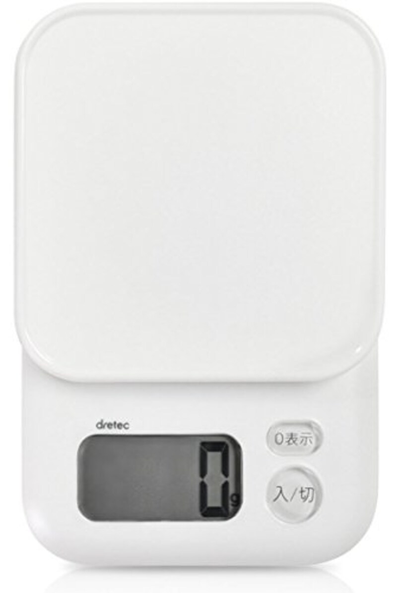 DRETEC(ドリテック),デジタルスケール ガナッシュ 1kg アイボリー,KS-805IV