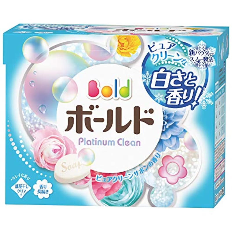 ボールド 洗濯洗剤 粉末 プラチナクリーン ピュアクリーンサボンの香り 通常サイズ 850g