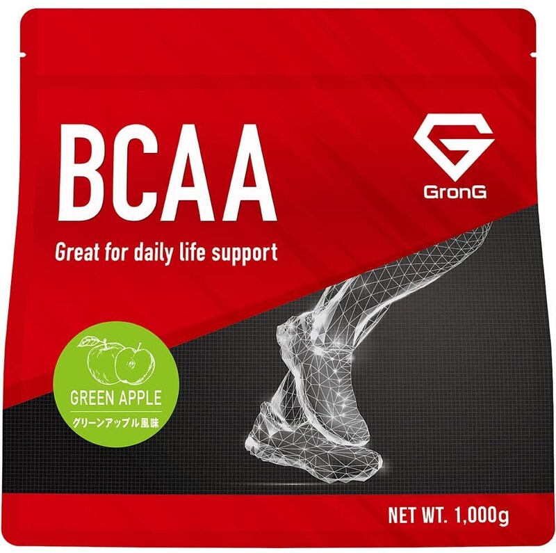GronG（グロング）,BCAA アミノ酸 グリーンアップル風味 1kg
