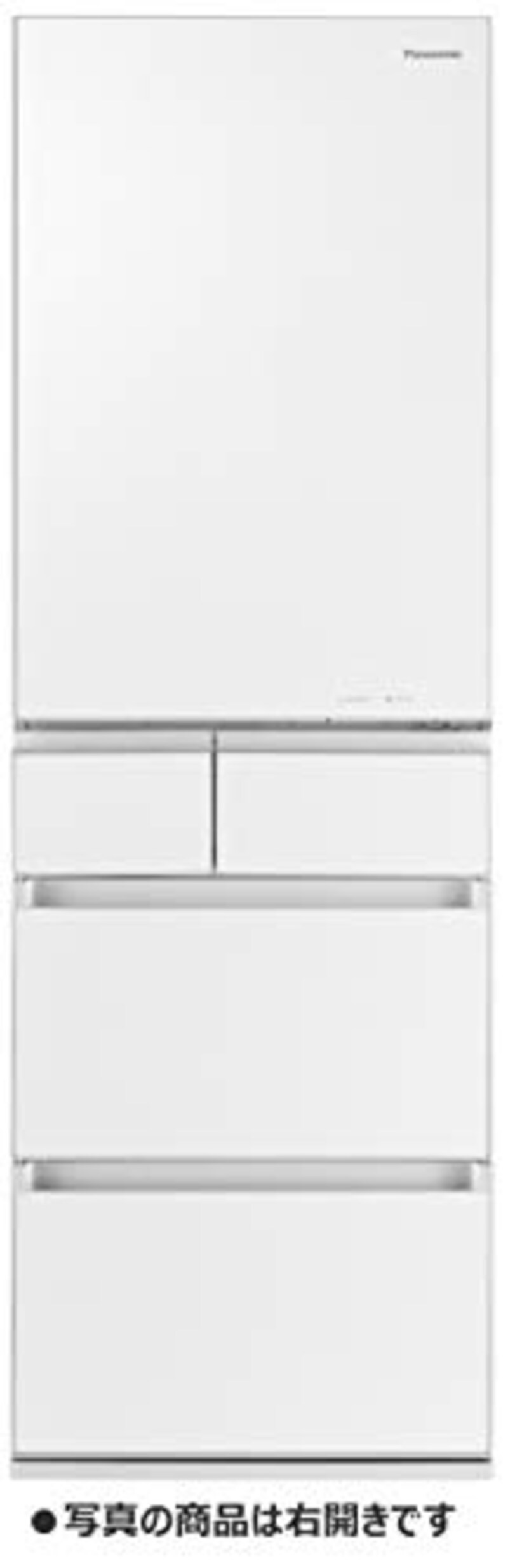Panasonic(パナソニック),5ドア冷蔵庫 スノーホワイト ,NR-E455PXL-W