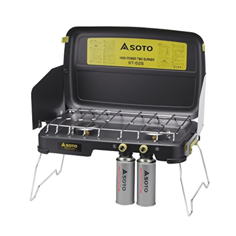 SOTO(ソト),ハイパワーツーバーナー ブラック,ST-525