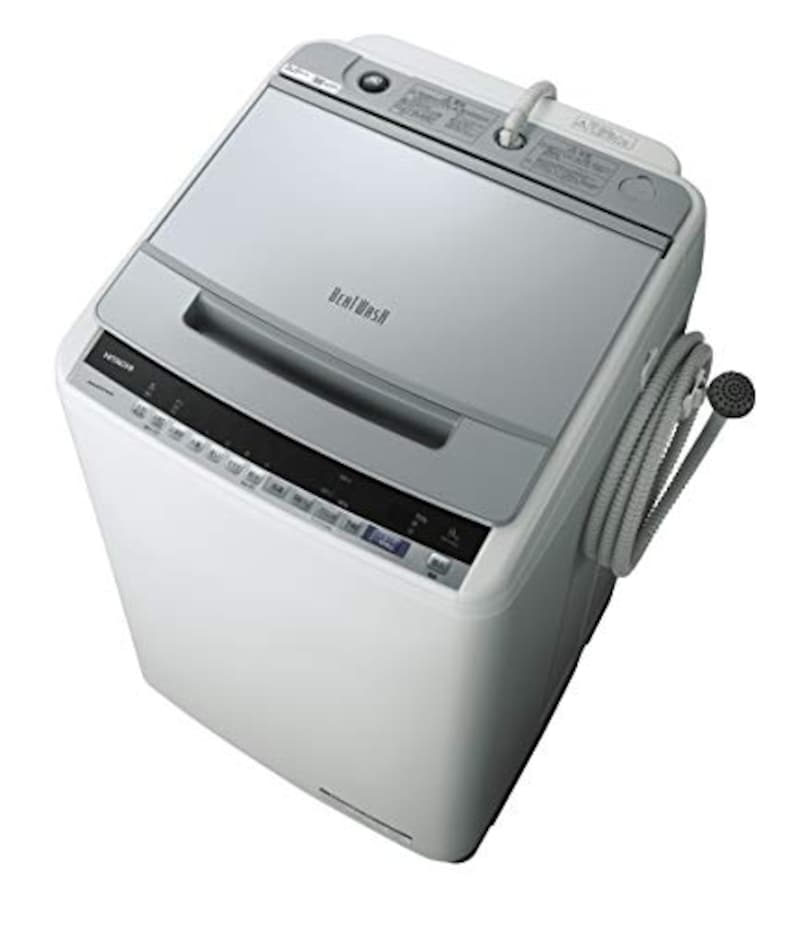 日立（HITACHI）,全自動洗濯機 9kg シルバー ビートウォッシュ ,BW-V90E S