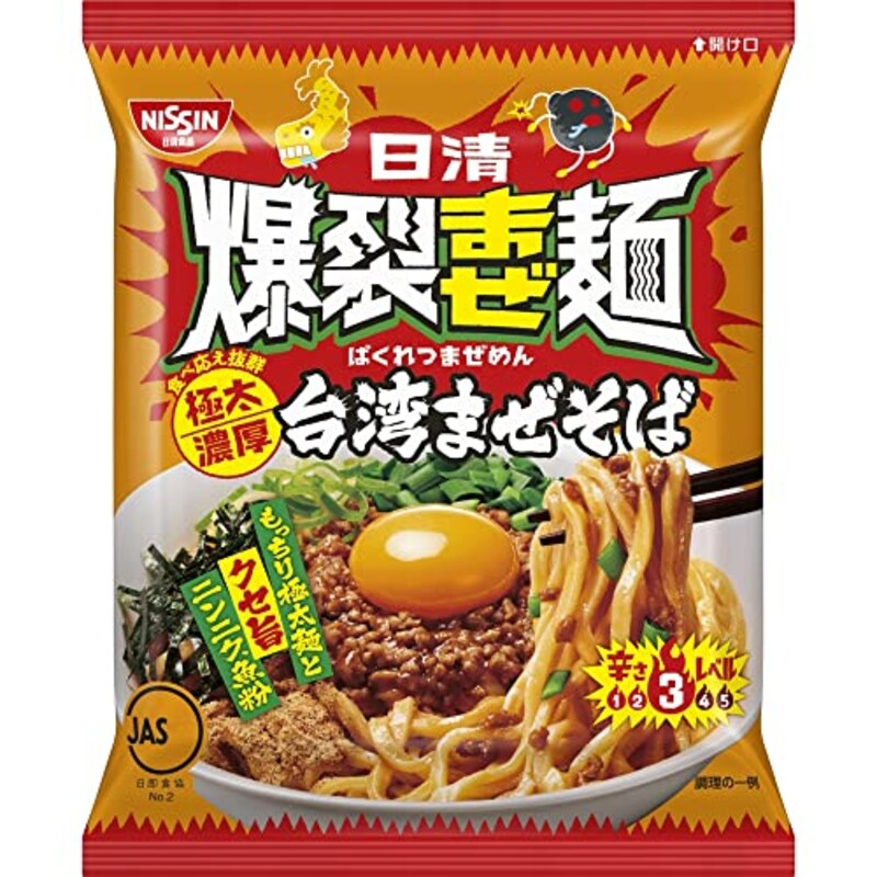 日清食品 ,極太濃厚台湾まぜそば 116g×12個セット,'4902105111758
