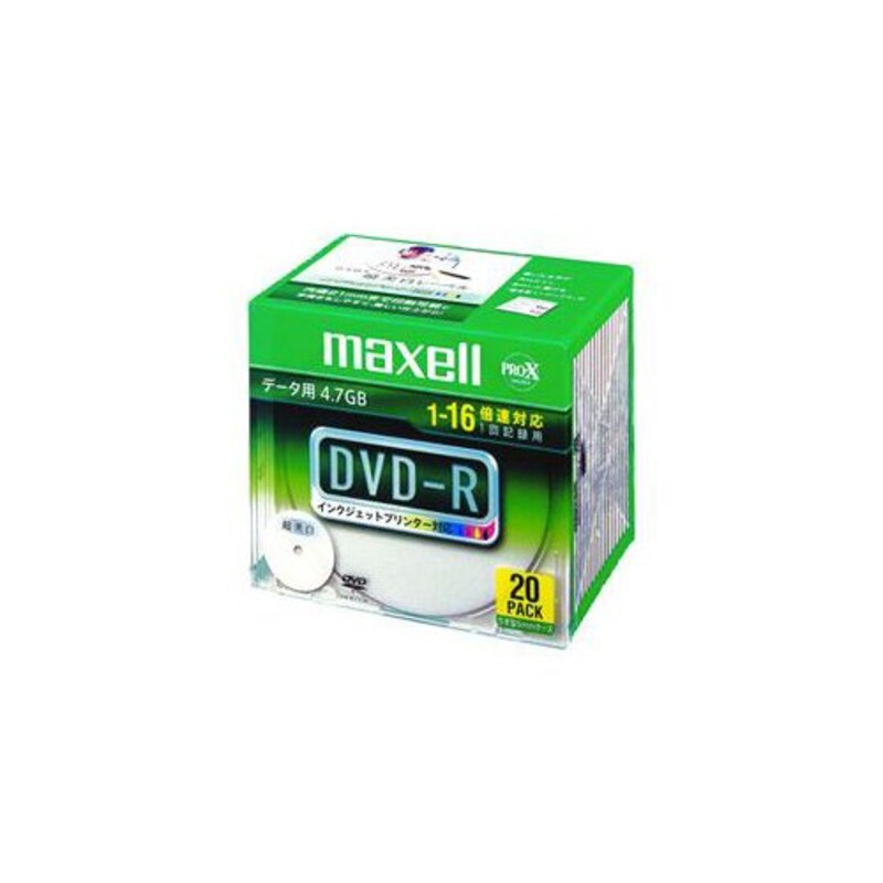 maxell‎（マクセル）,データ用 DＶD-R,‎DR47WPD.S1P20S A