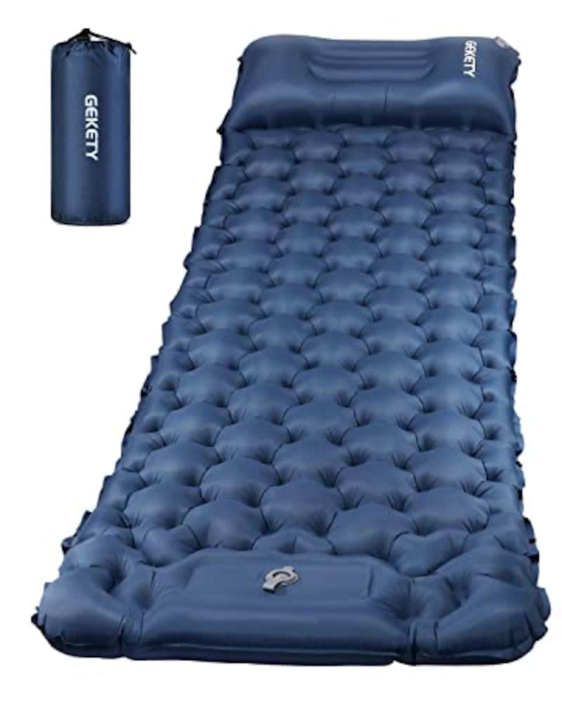 16614円 2021人気新作 AIRELAX シングル 2D 自動膨張式 キャンプマット 睡眠に優しいキャンプエアスリーピングパッド 78インチ×30インチ スリーピングマット 3インチ 超厚キャンプパッド ポータブルロールアップフロアゲストベッド