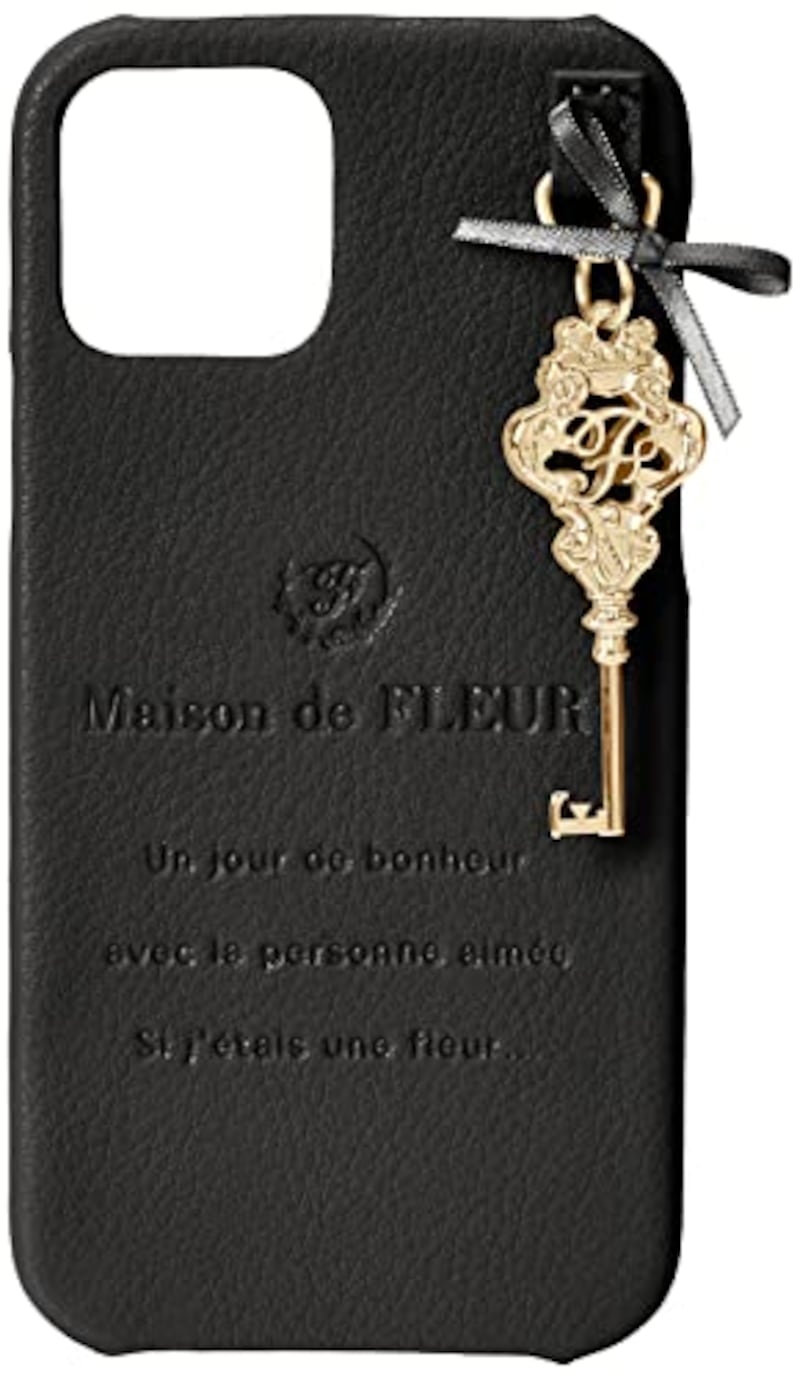 Maison de FLEUR（メゾン ド フルール）,iPhone12/12Pro用ケース　キーチャーム