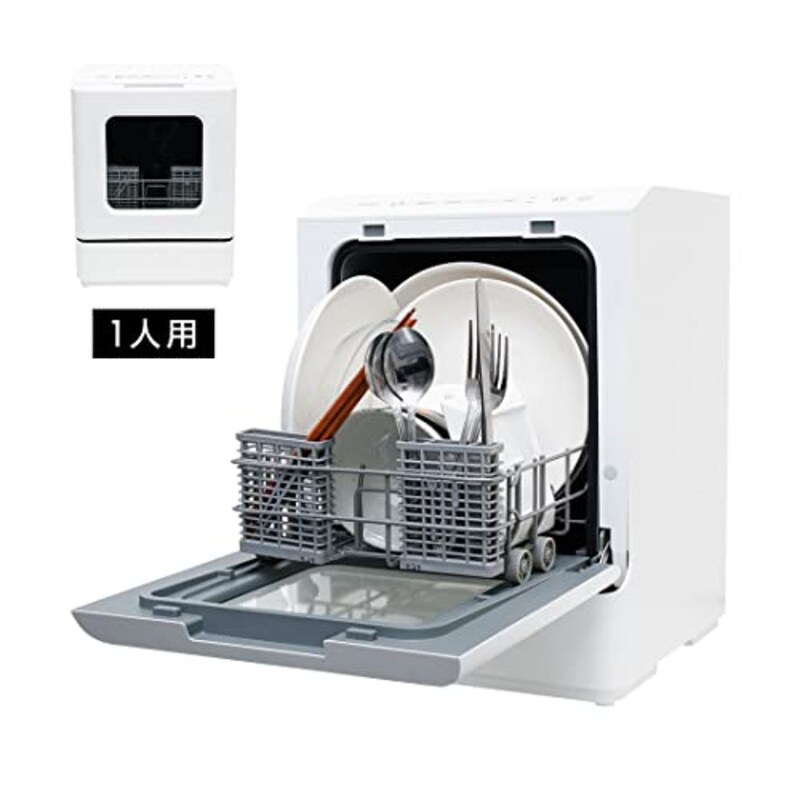 THANKO（サンコー）,ラクアmini 小型 食器洗い乾燥機,TK-MDW22W