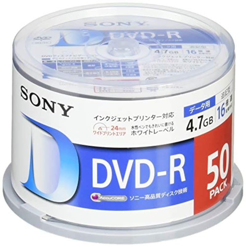 SONY‎（ソニー）,データ用DVD-R,50DMR47LLPP