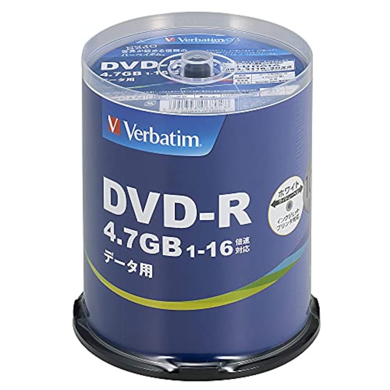 ‎Verbatim Japan（バーベイタムジャパン）,1回記録用 DVD-R,DHR47JP100V4