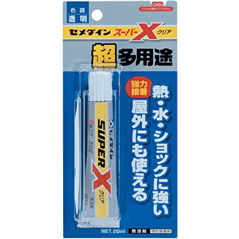 Cemedaine(セメダイン),超多用途接着剤 スーパーX クリア,AX-041