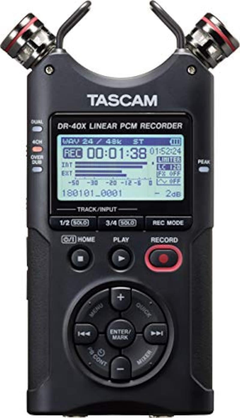 TASCAM（タスカム）,4チャンネル リニアPCMレコーダー DR-40X