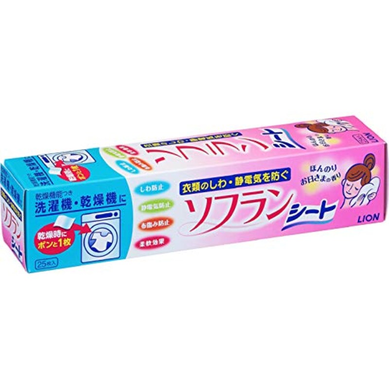 LION（ライオン）,乾燥機用ソフラン 乾燥機 柔軟剤シート