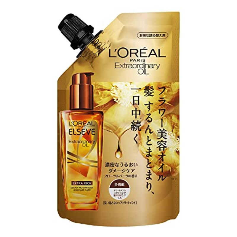 L'OREAL PARIS(ロレアルパリ),ELSEVE エクストラオーディナリーオイル エクストラリッチ 詰替用,ー
