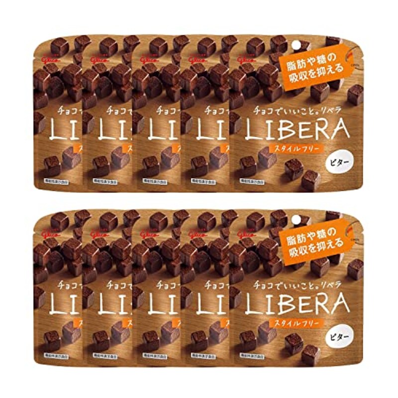 江崎グリコ,LIBERA リベラ (ビターチョコレート) 50g×10個
