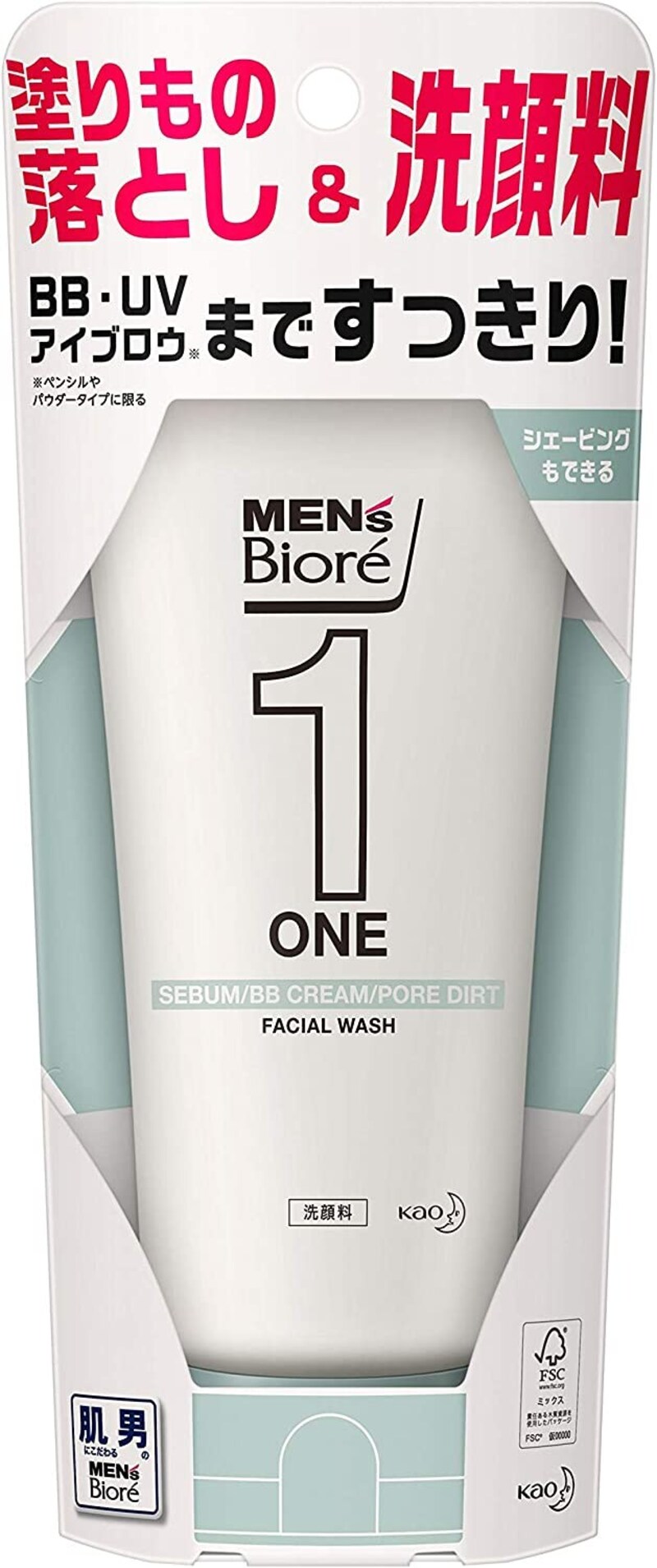 MEN's Biore（メンズビオレ）,ONEクレンジングジェル洗顔料