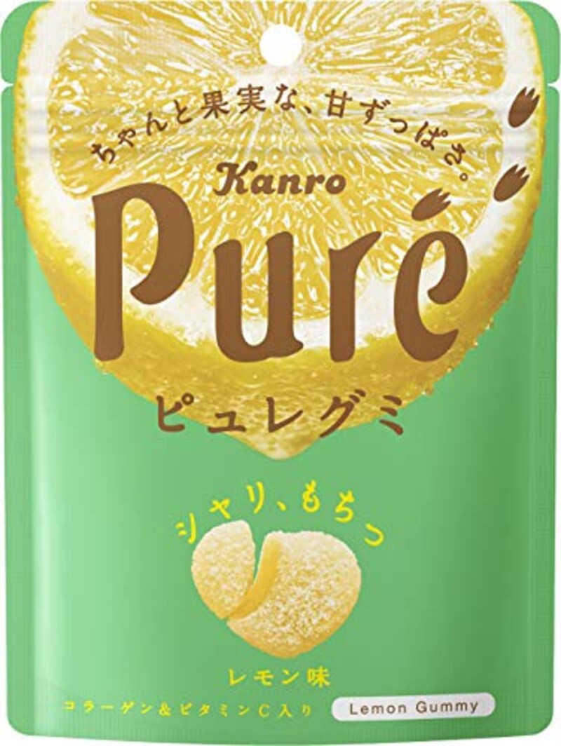 カンロ,ピュレグミ レモン 56g×6袋