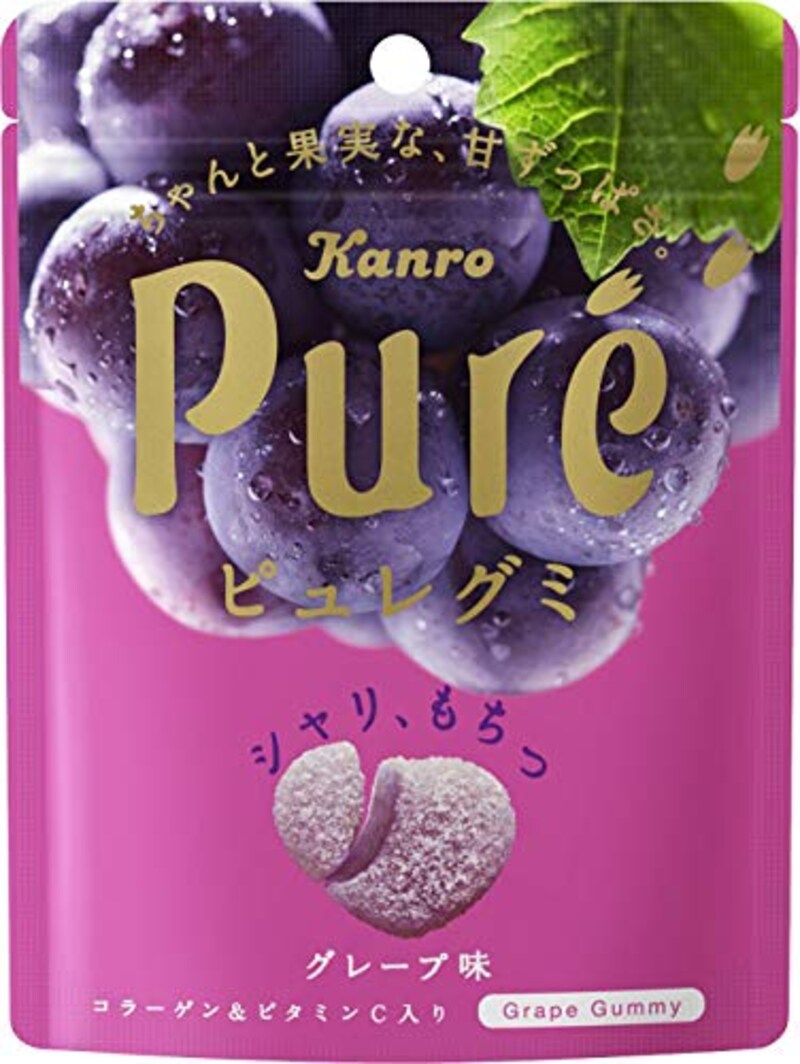 カンロ,ピュレグミ グレープ 56g×6袋