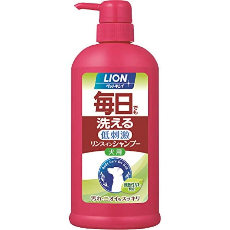 LION（ライオン）,ペットキレイ 毎日でも洗えるリンスインシャンプー犬用,E366997H