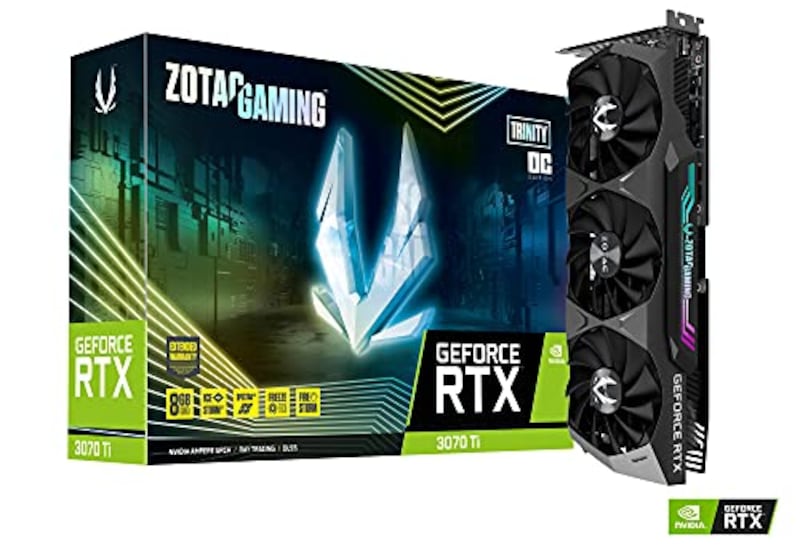 ZOTAC,GeForce RTX 3070 Ti Trinity OC,ZT-A30710J-10P