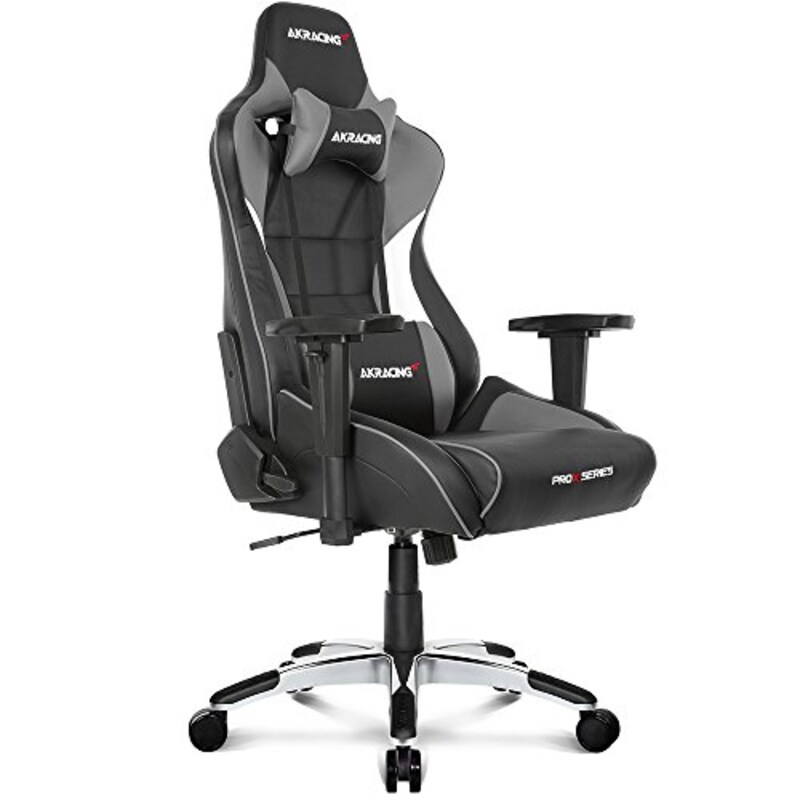 AKRacing,ゲーミングチェア 高耐久PUレザー 180度リクライニング