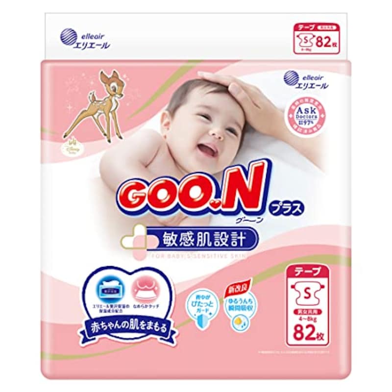 大王製紙,GOO.N（グーン）プラス 敏感肌設計