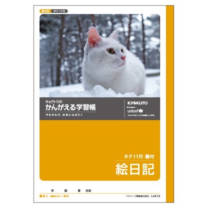 キョクトウ,かんがえる学習帳 絵日記 11行,L4412