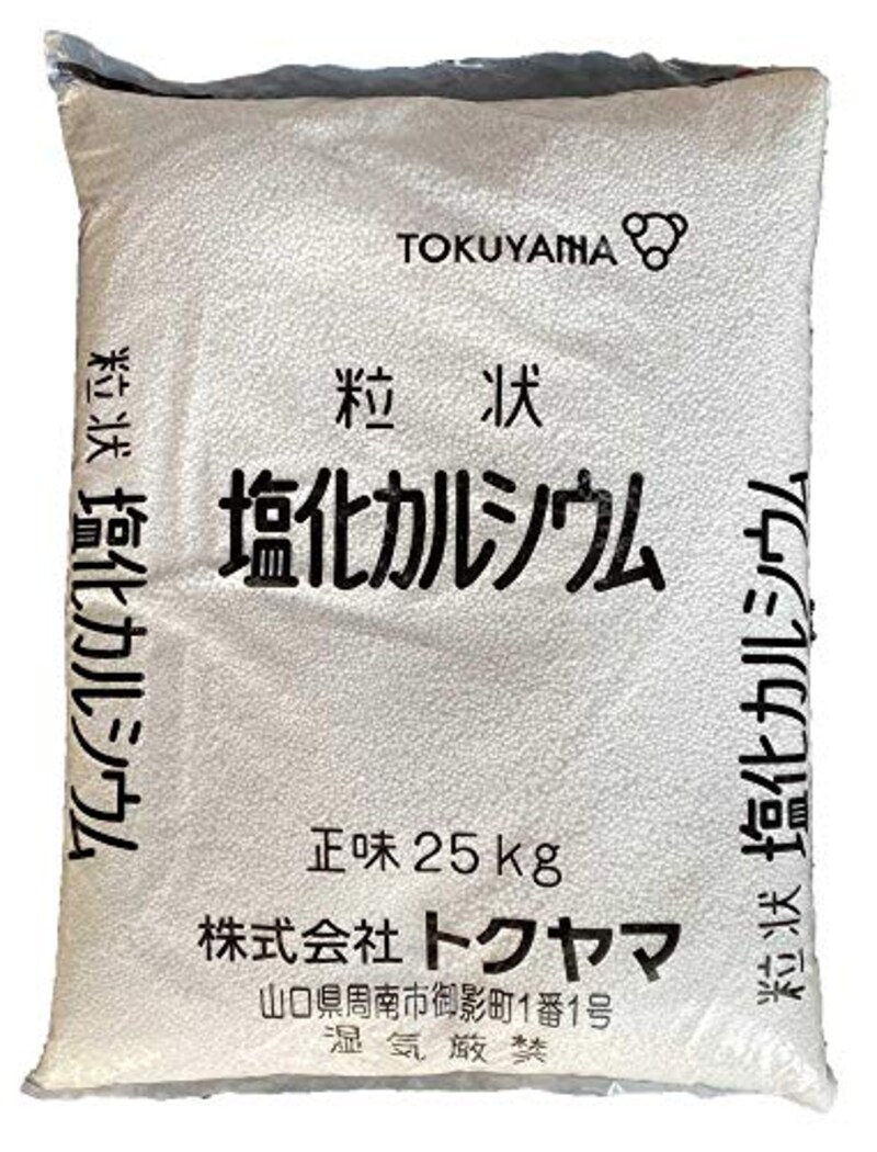 トクヤマ,融雪剤 塩化カルシウム 25kg