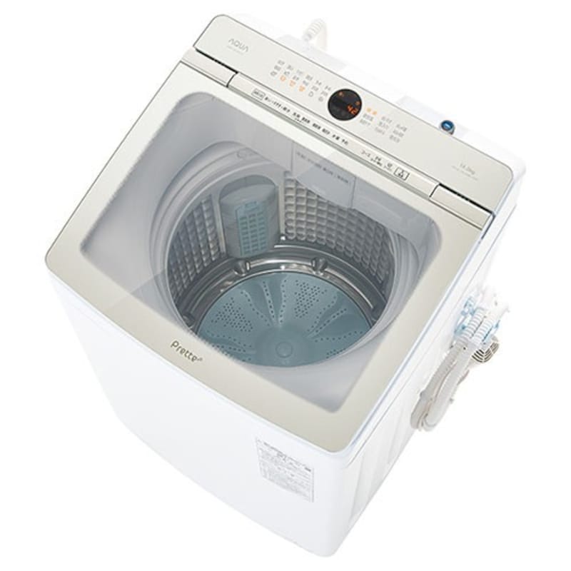 AQUA（アクア）,Prette 全自動洗濯機,AQW-VA14N-W