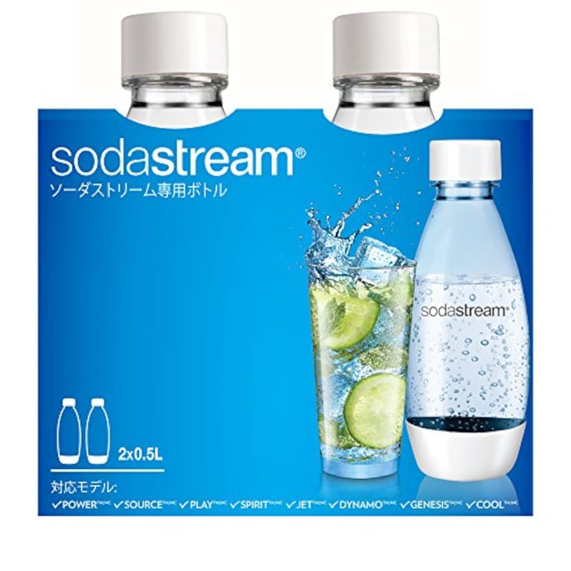 sodastream（ソーダストリーム）,Fuse（ヒューズ）ボトル 500ml 2本セット