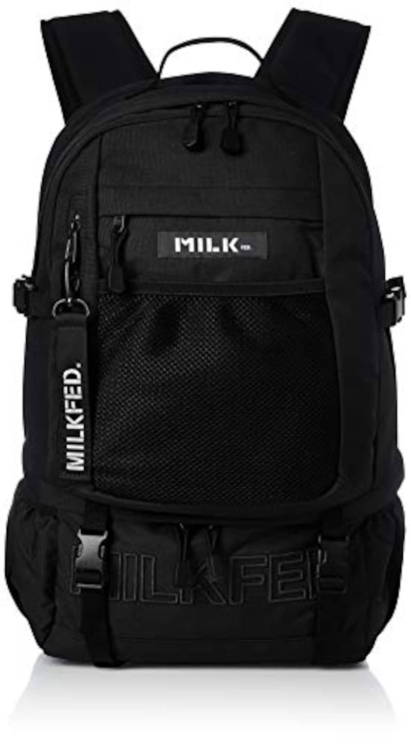 MILKFED.（ミルクフェド）,NEO EMBROIDERY BIG BACKPACK BAR,3192048