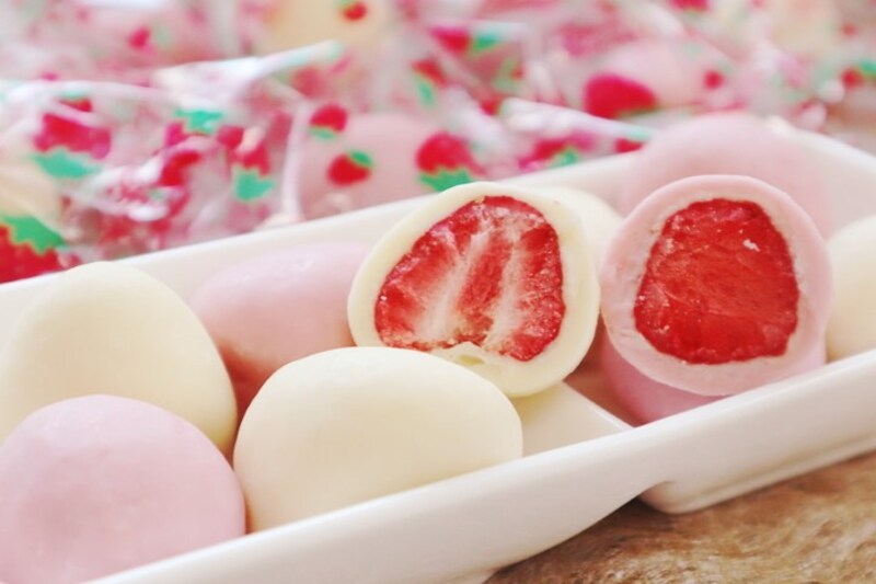 once in,贅沢丸ごとピンクチョコ×ホワイトチョコ  150g×2袋