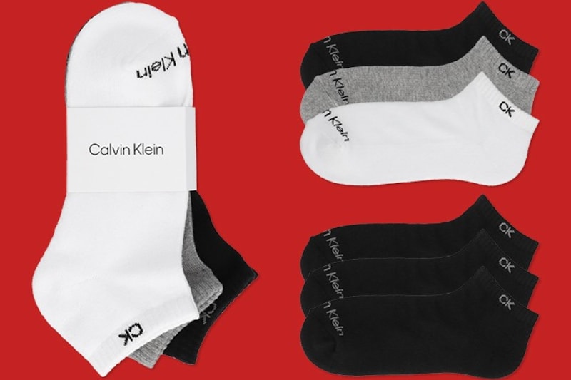 Calvin Klein,【3足組】メンズ カジュアル ソックス