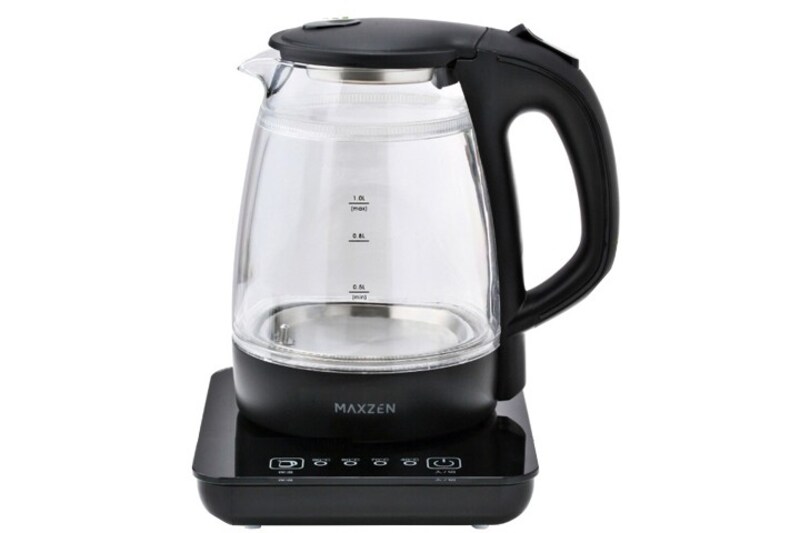MAXZEN,電気ケトル 一人暮らし おしゃれ ガラス