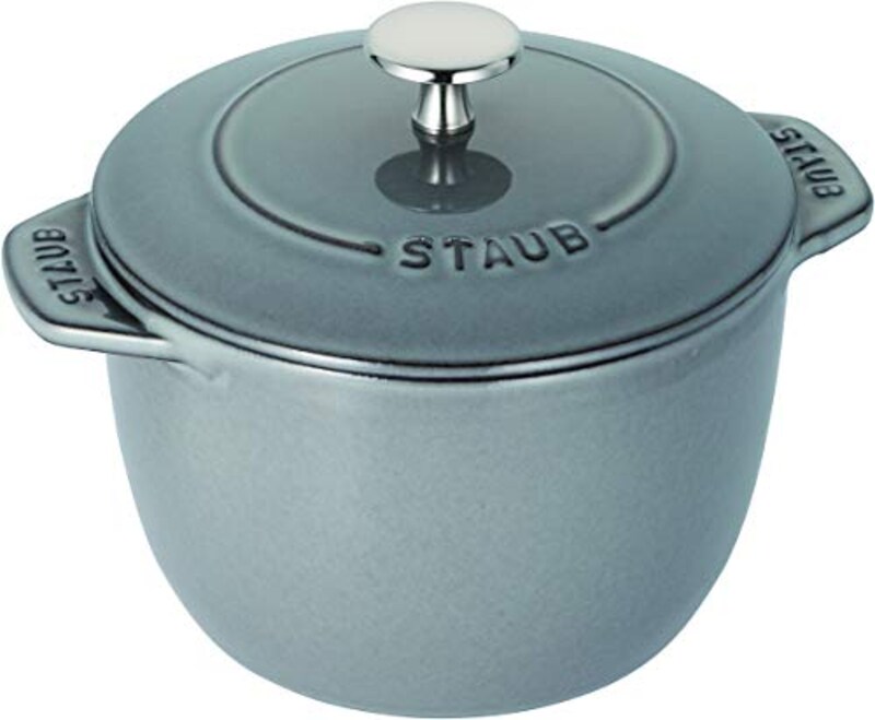ストウブ(Staub),ラ ココット de GOHAN グレー M 16cm
