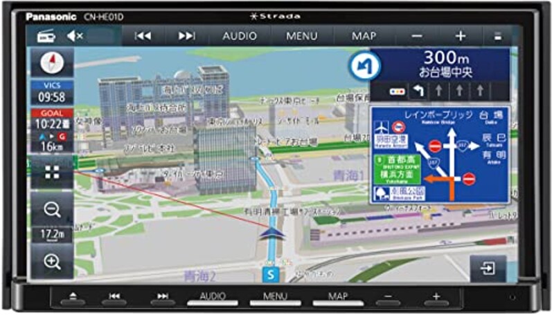 パナソニック(Panasonic),カーナビ ストラーダ 7型 ドラレコ連携 Bluetooth フルセグ