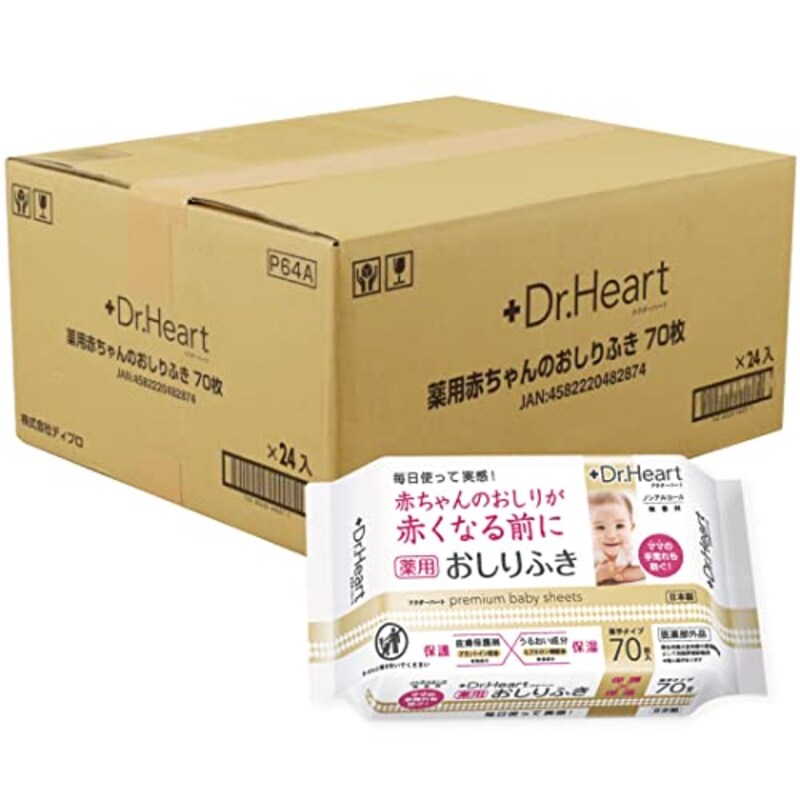 Dr.Heart(ドクターハート),【医薬部外品】赤ちゃんのおしりふき