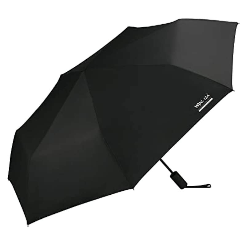 Wpc.（ワールドパーティー）,日傘 IZA Type:AUTOMATIC ブラック 折りたたみ傘 58cm メンズ 晴雨兼用,ZA001-900-102