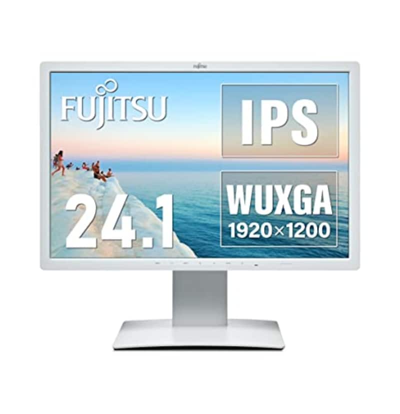 Fujitsu（富士通）,24.1インチ 液晶モニター IPSワイドモニター スピーカー内蔵/非光沢 DPケーブル付属
