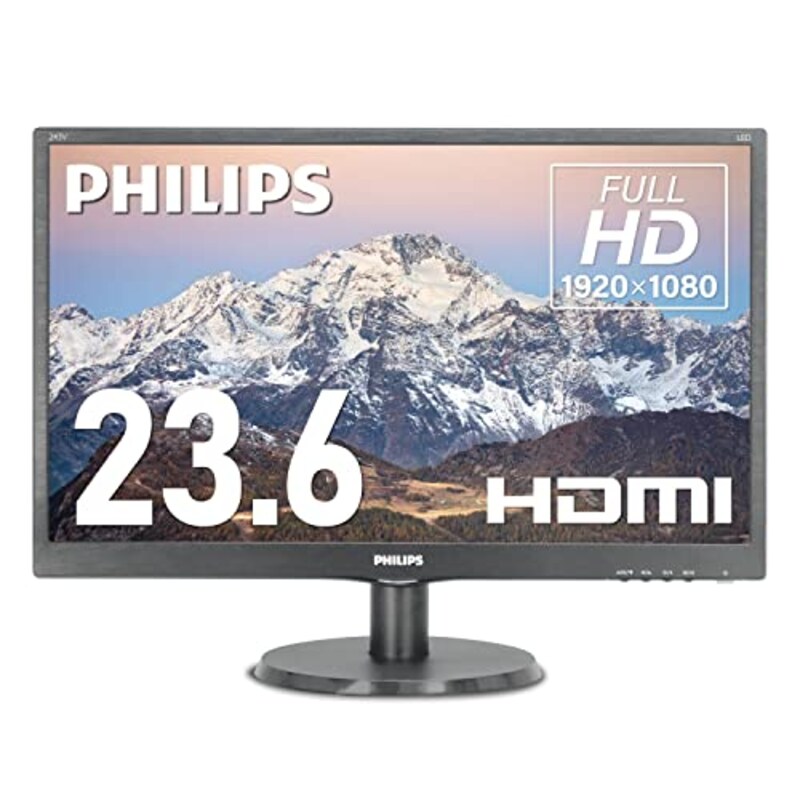 PHILIPS（フィリップス）,23.6インチ 液晶モニター スピーカー内蔵 DVIケーブル付属