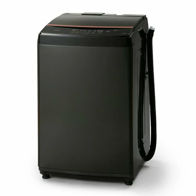 IRIS OHYAMA（アイリスオーヤマ）,洗濯機 8kg ブラックレーベル 全自動 , IAW-T803BL